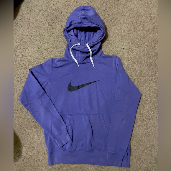 Nike Sweaters - Purple Nike hoodie size Large